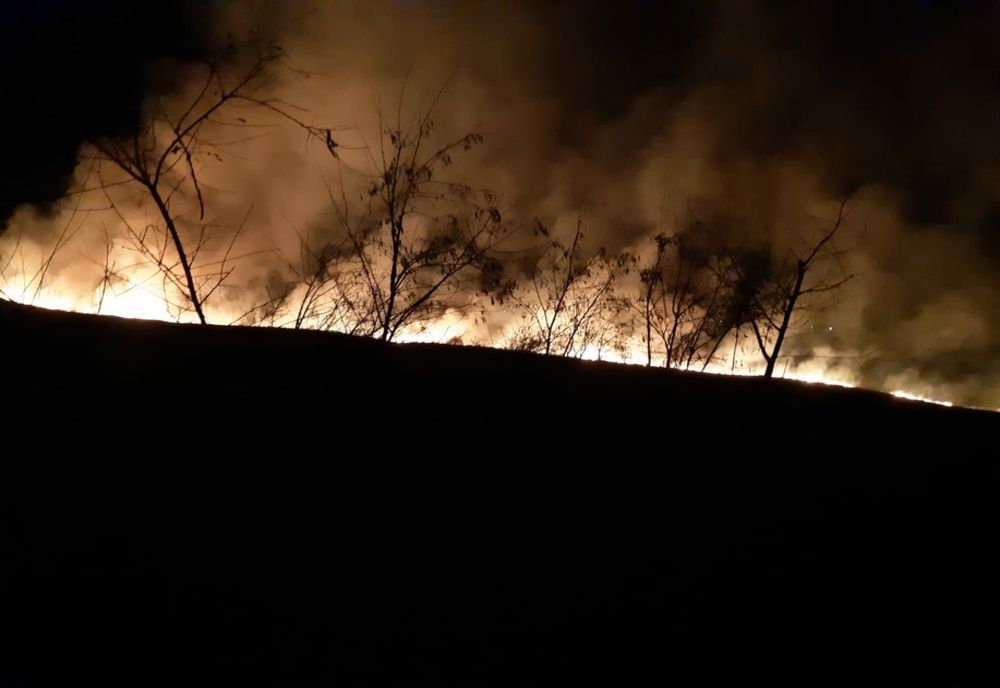 Opt incendii în mai puțin de opt ore, la Botoșani  - VIDEO