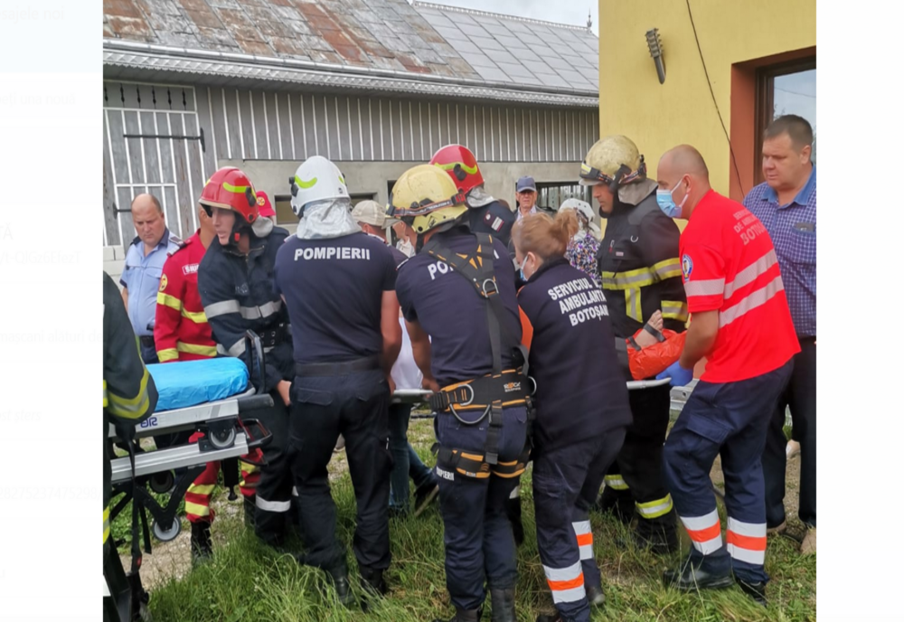 Salvator în timpul liber: un pompier a salvat un bărbat căzut într-o fântână