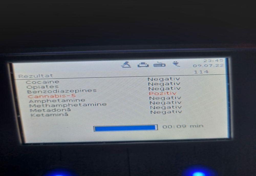 Depistat drogat la volan! 