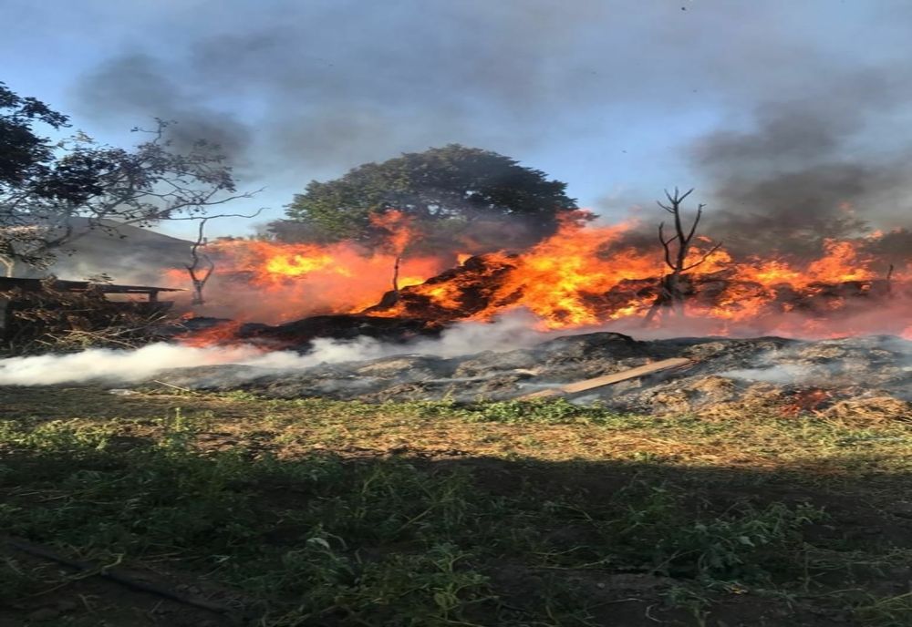 Incendiu de amploare la Bradesti