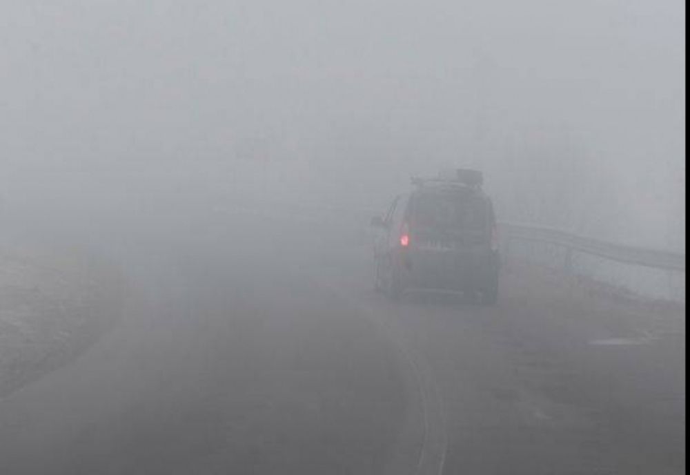 Condițiile meteo se schimbă, circulați cu prudență pe timp ce ceață! Sfaturile polițiștilor