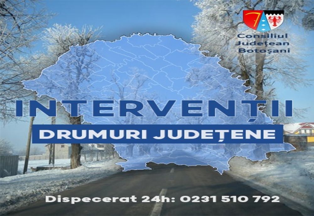 S-au finalizat pregătirile pentru deszăpezirea drumurilor județene