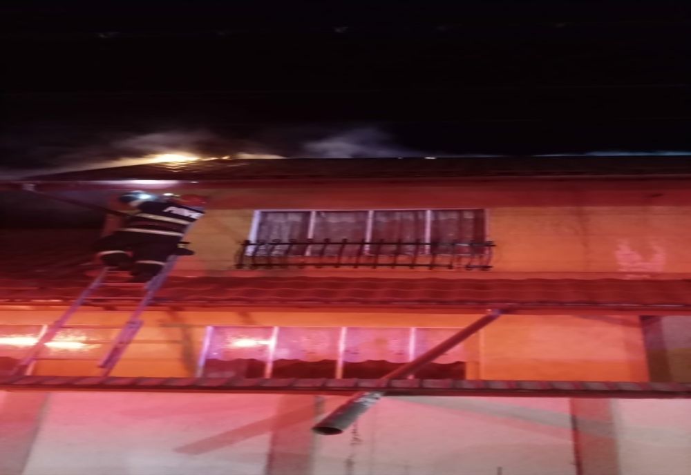 Locuință afectată de un incendiu, la Horodiștea