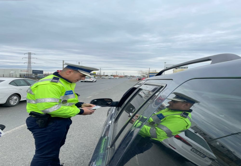 Acțiune ”blitz” a polițiștilor rutieri