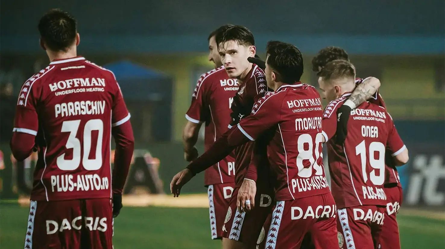 Rapid a învins Unirea Slobozia cu 2-1