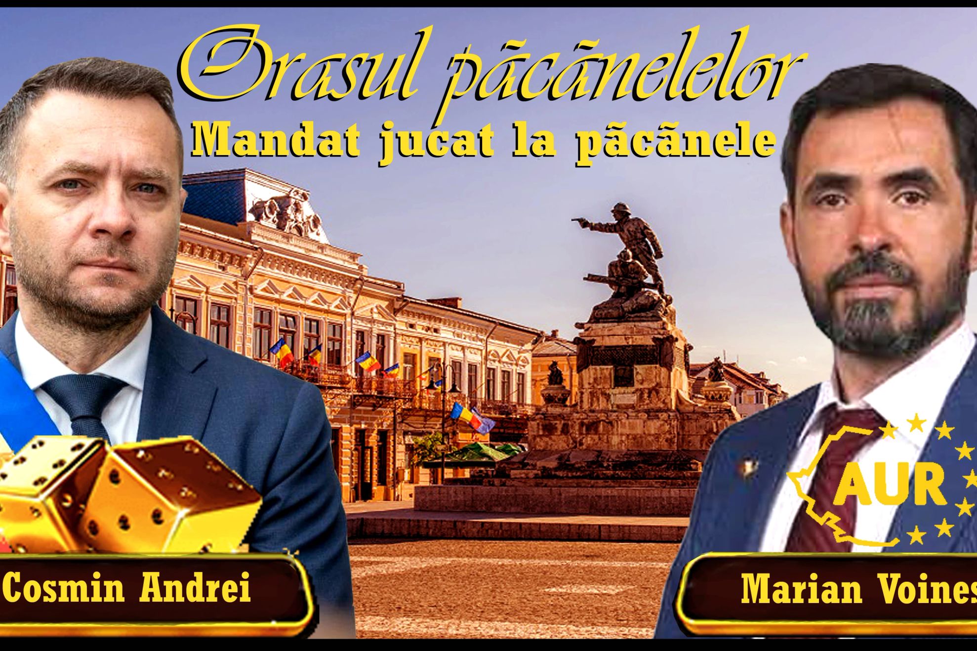 Cosmin Andrei, primarul care isi joaca mandatul la pacanele