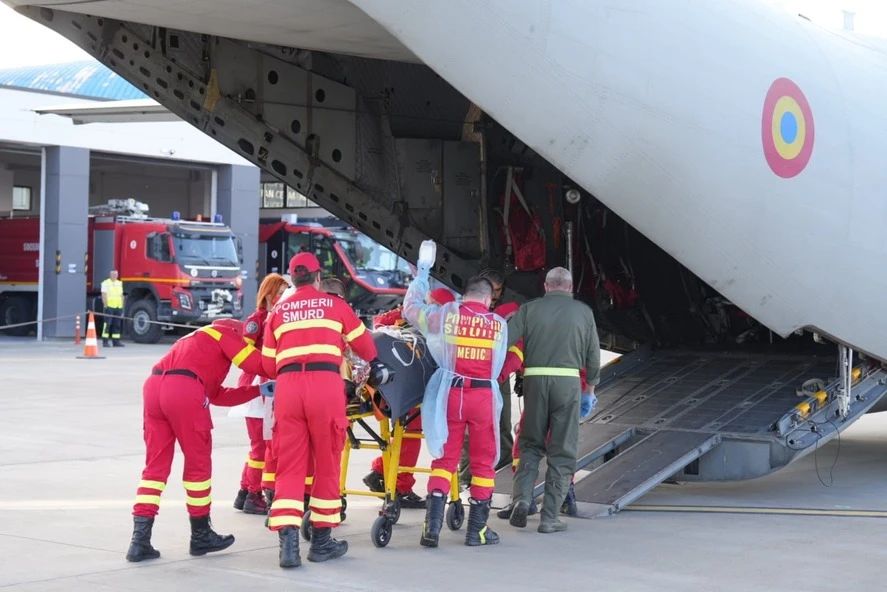 Militari răniți transferați în Belgia
