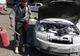 Autoturism distrus într-un incendiu, pe strada Pacea din Botoșani