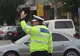 Mașină fără plăcuțe de înmatriculare oprită de polițiști