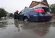 Inundații in Botoșani și Saveni. Apa a blocat intersecțiile din Botoșani si a patruns in curțile oamenilor