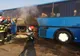 Autocar în flăcări! 21 de copii, evacuați 