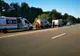 S-a oprit cu mașina într-un cap de pod