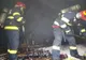 Femeie salvată din flăcări de către pompieri 
