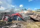 Un tractor și 20 de tone de furaje, făcute scrum de un incendiu