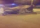 FOTO- Tânăr rănit după mașină în care se afla a lovit un stâlp de pe marginea drumului și s-a răsturnat