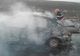 Autoturism cuprins de flăcări în comuna Nicșeni. Incendiul s-a extins la vegetația de pe marginea drumului FOTO