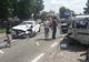 ACCIDENT cu patru mașini, după o depășire neregulamentară FOTO