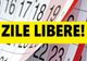 15 zile libere în 2020