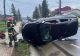 Mașină răsturnată în Botoșani: două femei, rănite în urma unui accident violent